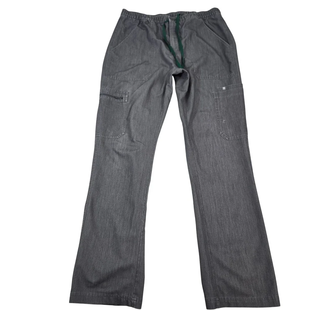 Figs Scrub Pants Mens LG Graphite Gray Technical Collection Style 32x32 Cargo